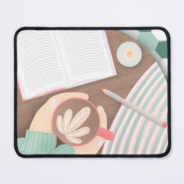 Item preview, Cozy winter cafe flatlay designed and sold by Home Cyn Home.