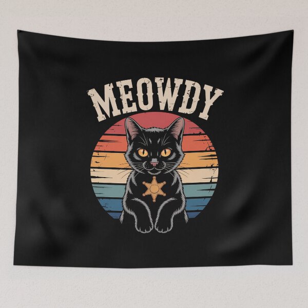 Item preview, Cat Meme Cowboy Western designed and sold by LittleBO5.