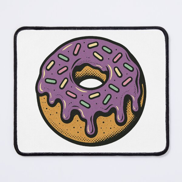 Item preview, Frosted Donut Illustration designed and sold by chromatalove.