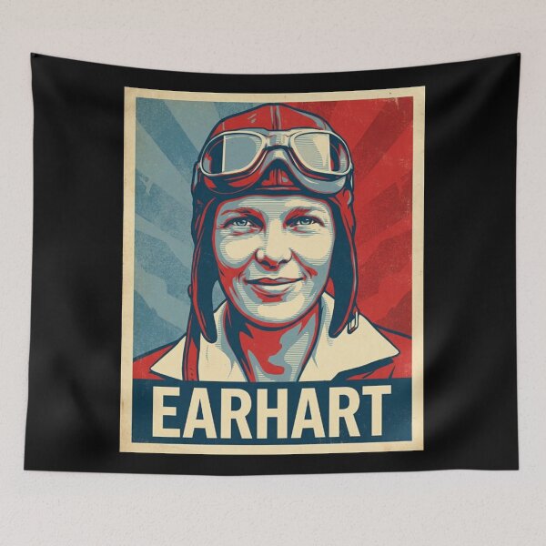 Item preview, Amelia Earhart Hope Style Retro Poster Art designed and sold by DamianRoy88.