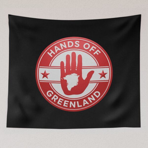 Item preview, Hands off Greenland,Nu det NUUK designed and sold by Meryem Mamouni.
