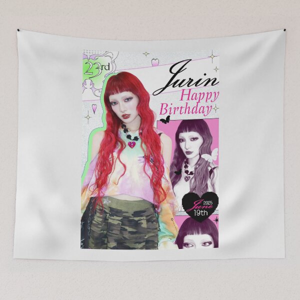 Item preview, Happy birthday jurin XG KPOP designed and sold by jaofnn.