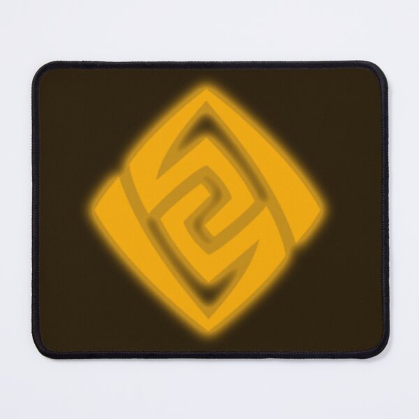 Item preview, Unmovable Geo Shield - Golden Earth Pillar Art designed and sold by Jimakmo.