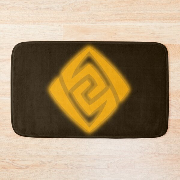 Item preview, Unmovable Geo Shield - Golden Earth Pillar Art designed and sold by Jimakmo.