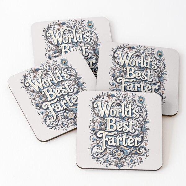 Item preview, World’s Best Farter Decorative Typography designed and sold by SteadyRolling.