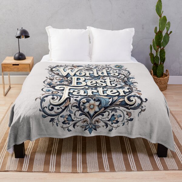 Item preview, World’s Best Farter Decorative Typography designed and sold by SteadyRolling.