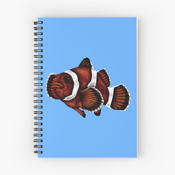 Item preview, Orange clownfish illustration designed and sold by LorenDowding.