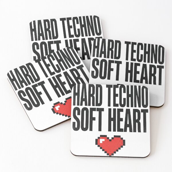 Item preview, Hard Techno Soft Heart – Rave Balance designed and sold by RaveNamaste.