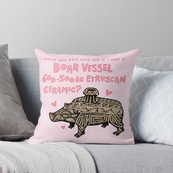 Item preview, Would You Still Love Me If I Was A Boar Vessel 600-500BC Etruscan Ceramic? designed and sold by VaguelyOriginal.