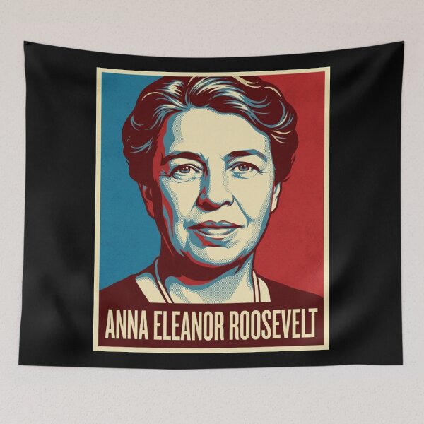 Item preview, Anna Eleanor Roosevelt Hope Style Retro Poster Art designed and sold by DamianRoy88.
