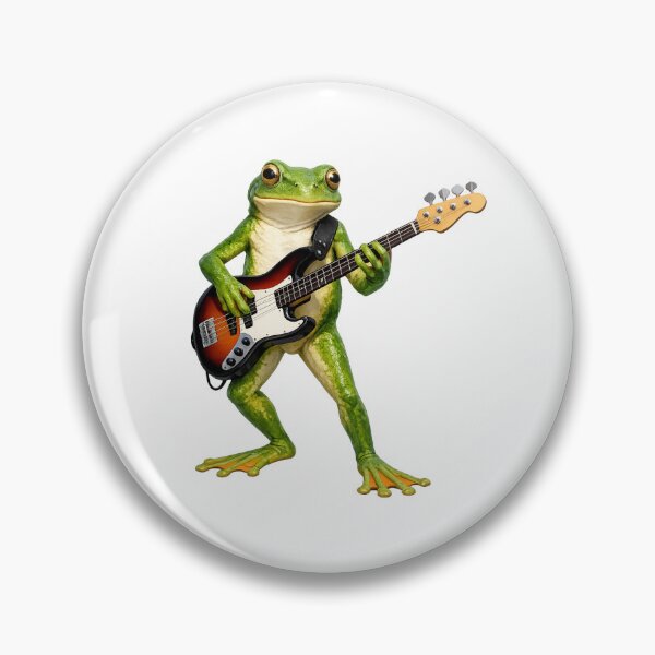 Item preview, Tree Frog Playing Guitar designed and sold by ELK20.