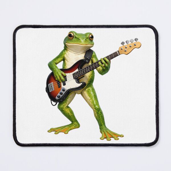 Item preview, Tree Frog Playing Guitar designed and sold by ELK20.