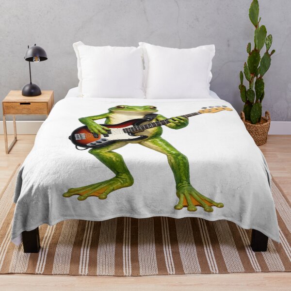 Item preview, Tree Frog Playing Guitar designed and sold by ELK20.
