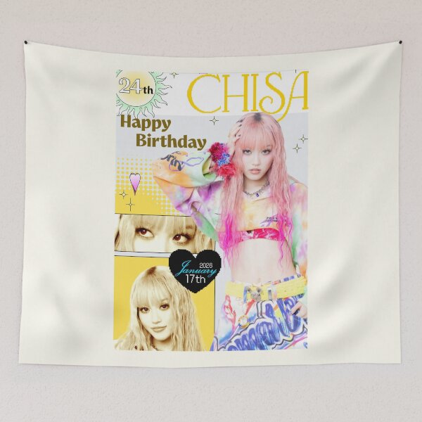 Item preview, Happy birthday chisa XG KPOP designed and sold by jaofnn.