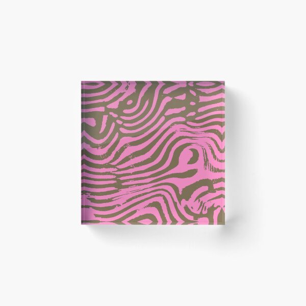 Item preview, Hot Pink Olive Zebra Stripe Pattern Bold Mod Boho Animal Stripe Abstract designed and sold by trajeado14.