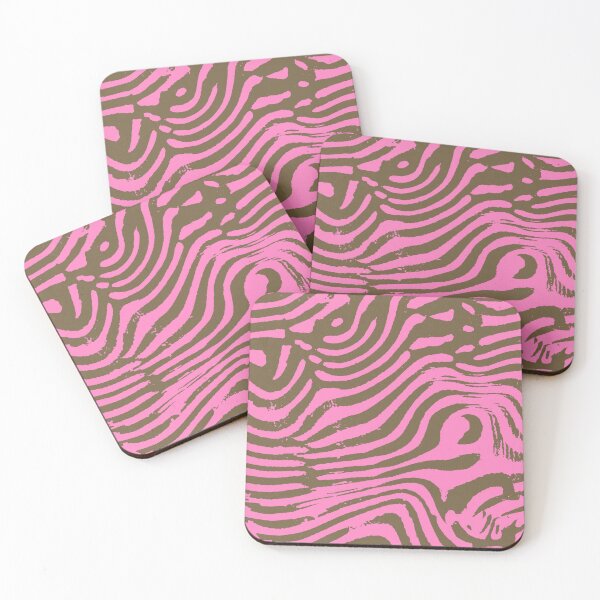 Item preview, Hot Pink Olive Zebra Stripe Pattern Bold Mod Boho Animal Stripe Abstract designed and sold by trajeado14.