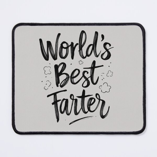 Item preview, World’s Best Farter Handwritten Text designed and sold by SteadyRolling.