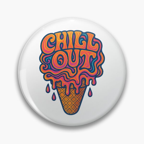 Item preview, Chill Out Psychedelic Ice Cream designed and sold by chromatalove.