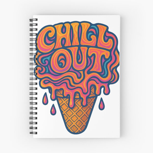 Item preview, Chill Out Psychedelic Ice Cream designed and sold by chromatalove.
