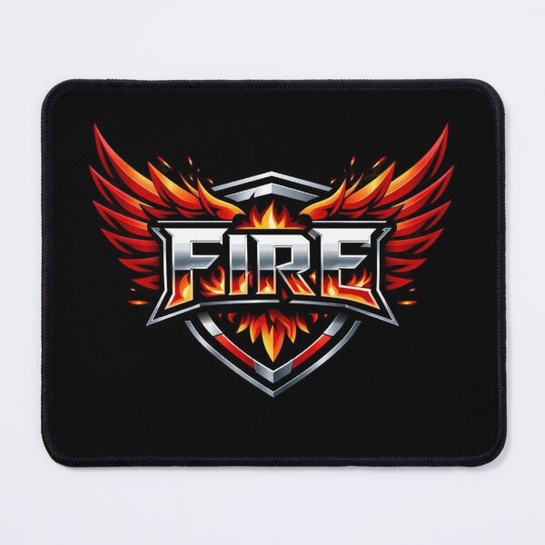 Item preview, FIRE Battle Royale Style Gaming Logo designed and sold by wanado.