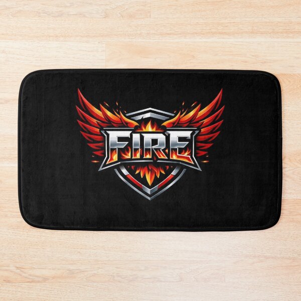 Item preview, FIRE Battle Royale Style Gaming Logo designed and sold by wanado.