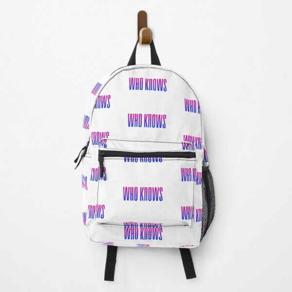 Item preview, Who Knows, Pink and Blue Condensed designed and sold by Memes N Lore .