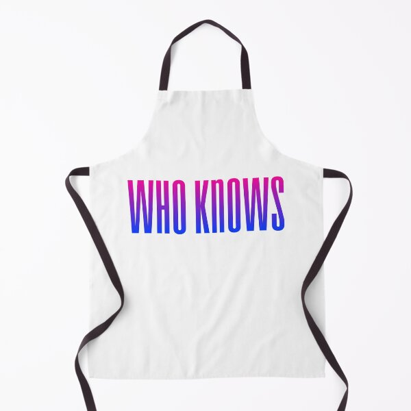 Item preview, Who Knows, Pink and Blue Condensed designed and sold by Memes N Lore .