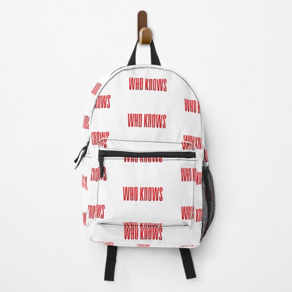 Item preview, Who Knows, Red Condensed designed and sold by Memes N Lore .