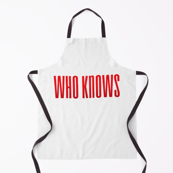 Item preview, Who Knows, Red Condensed designed and sold by Memes N Lore .