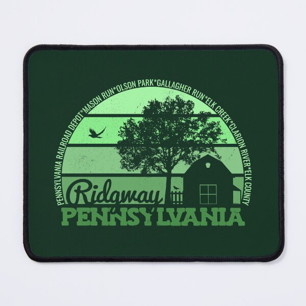 Item preview, Ridgway Pennsylvania Sunset Retro Vintage Local Pride Logo designed and sold by CRHPOD20.