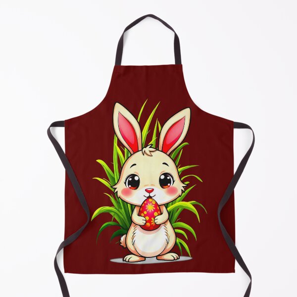 Artikelvorschau, Cute Easter Bunny Holding Egg entworfen und verkauft von Topoartispp.