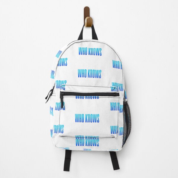 Item preview, Who Knows, Blue Condensed designed and sold by Memes N Lore .