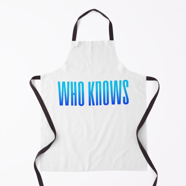 Item preview, Who Knows, Blue Condensed designed and sold by Memes N Lore .