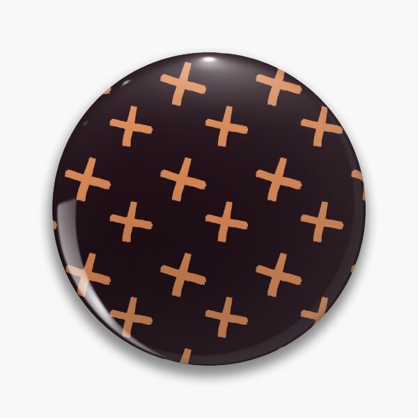 Item preview, Orange and black criss cross pattern designed and sold by Home Cyn Home.