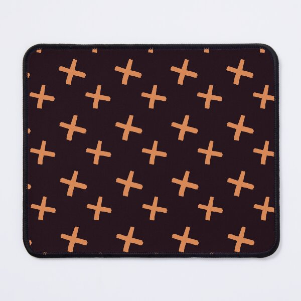 Item preview, Orange and black criss cross pattern designed and sold by Home Cyn Home.