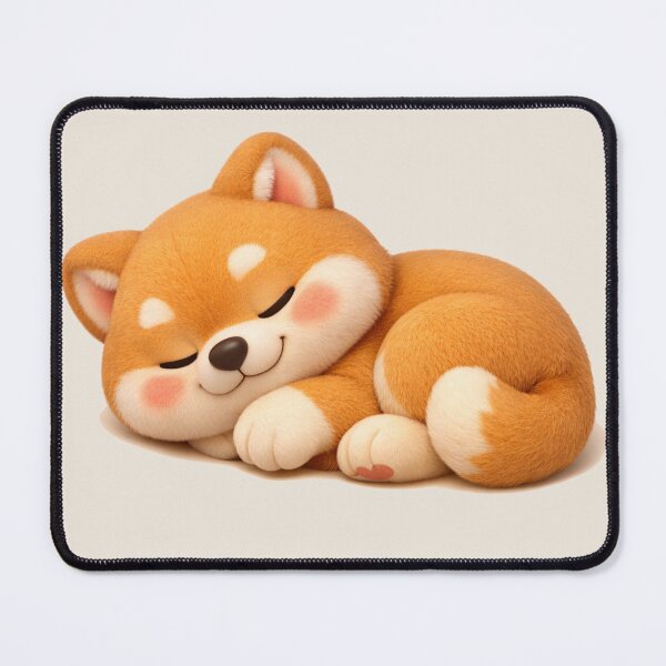 Item preview, Sleeping Dog Comfort Art – Cozy Dogmom Illustration designed and sold by dogmomtees.