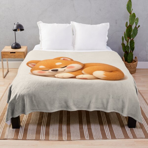 Item preview, Sleeping Dog Comfort Art – Cozy Dogmom Illustration designed and sold by dogmomtees.