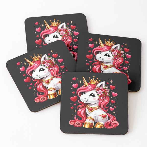 Item preview, Cute Unicorn Heart Valentine's Day Magical Aesthetic  designed and sold by HarberBonita.