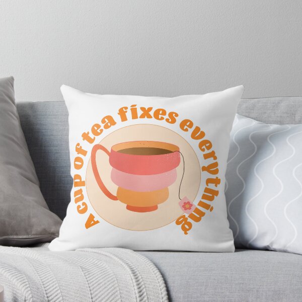 Item preview, A cup of tea fixes everything designed and sold by Home Cyn Home.