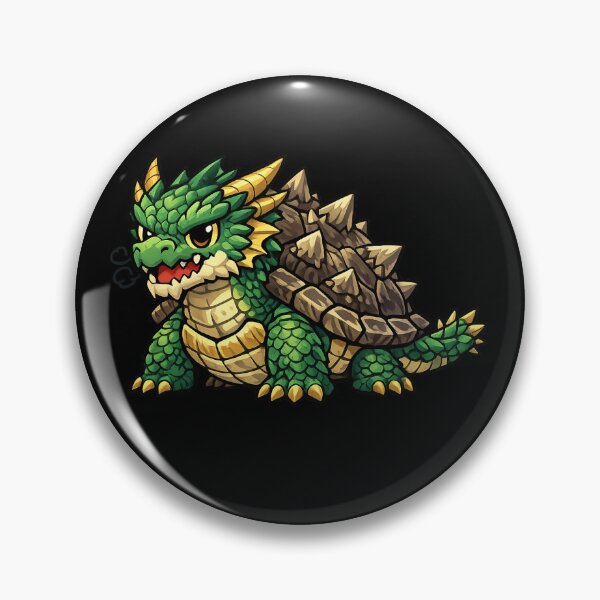 Item preview, Dragon Turtle, RPG monster, Kawaii Cute Design designed and sold by shadow-bloom.