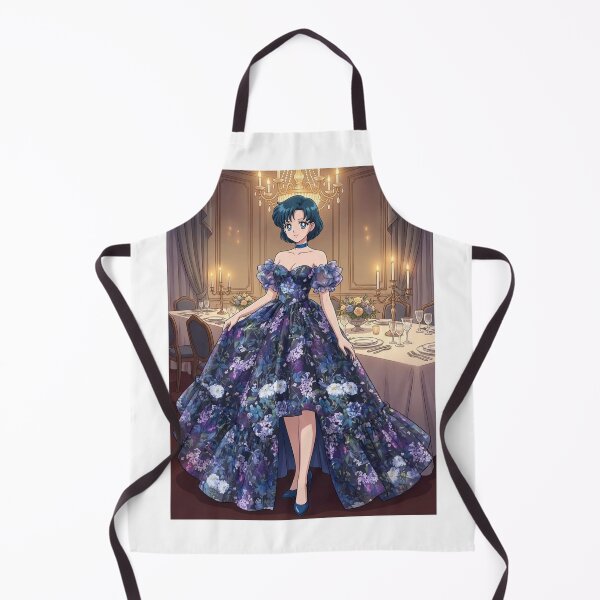 Item preview, Sailor Mercury in Floral designed and sold by Solace Sparkles.