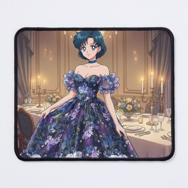 Item preview, Sailor Mercury in Floral designed and sold by Solace Sparkles.