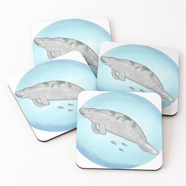 Item preview, Cute Manatee designed and sold by Maddy Moon.