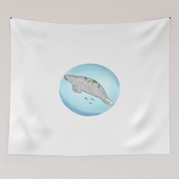 Item preview, Cute Manatee designed and sold by Maddy Moon.