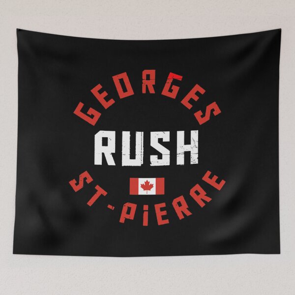 Item preview, Georges St. Pierre Flag designed and sold by harshsuthar20.