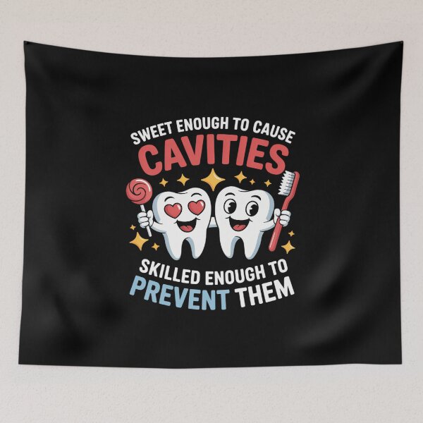 Item preview, Cute Dentist Office Humor Funny Dental Hygiene Hygienist designed and sold by LittleBO5.