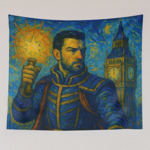 Item preview, Time Explorer Yuhan – London Big Ben Art designed and sold by EASNFTCOL.