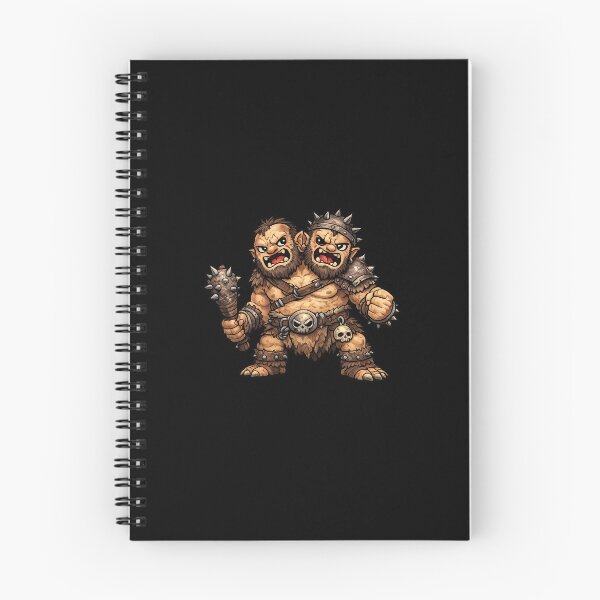 Aperçu de l'œuvre Ettin, monstre RPG, Kawaii Cute Design créée et vendue par shadow-bloom.