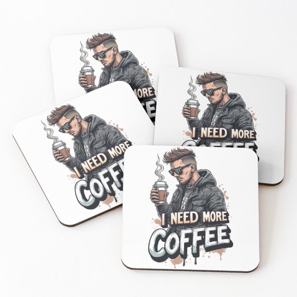 Item preview,  Stylish Man Holding Steaming Morning Coffee designed and sold by newvisionart191.