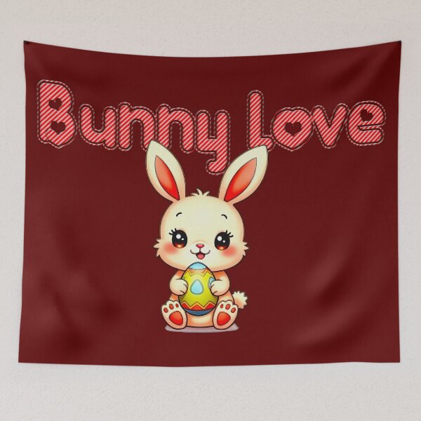 Artikelvorschau, Bunny Love – Cute Easter Bunny Design entworfen und verkauft von Topoartispp.
